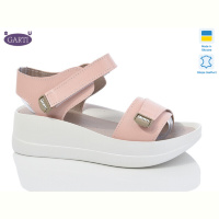 Босоножки Garti 0196 пудра шкіра