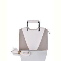 Сумка Sheng Ma-Lusha 885158 beige-white