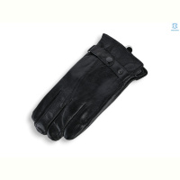 Перчатки Королева GN06-09М шкіра махра black