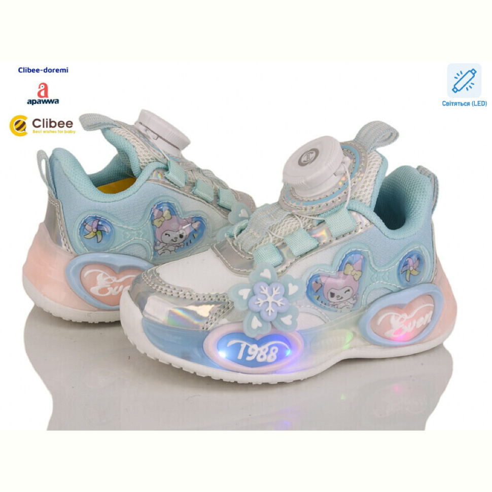 Кроссовки Clibee-Doremi EA368 blue LED