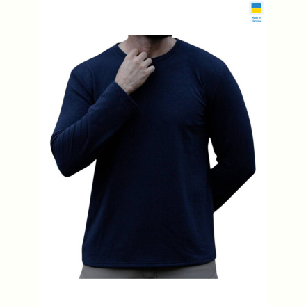 Батник Sport style 44 логслів т.синій