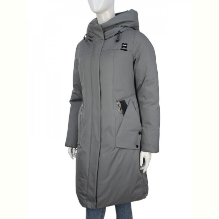 Пальто П2П Design 328-04 grey