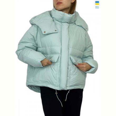 Куртка Kram 23355 бірюза