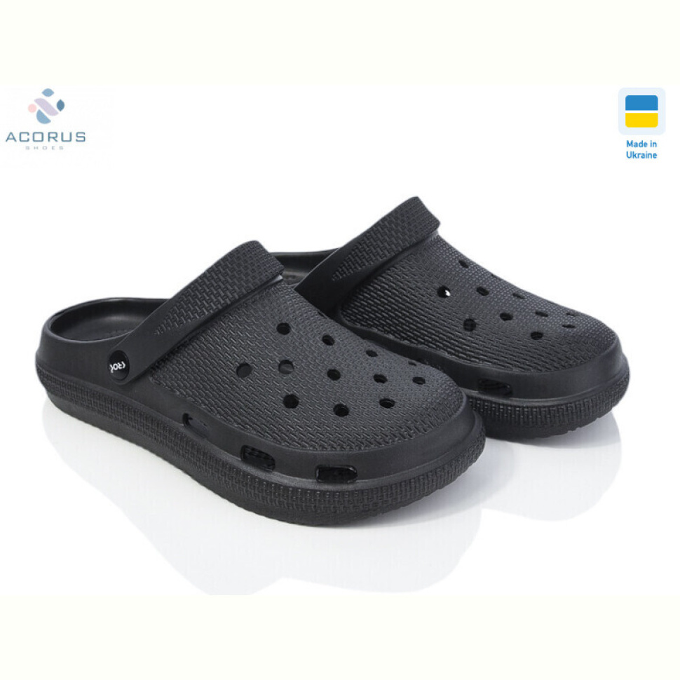 Кроксы Acorus С98 чорний