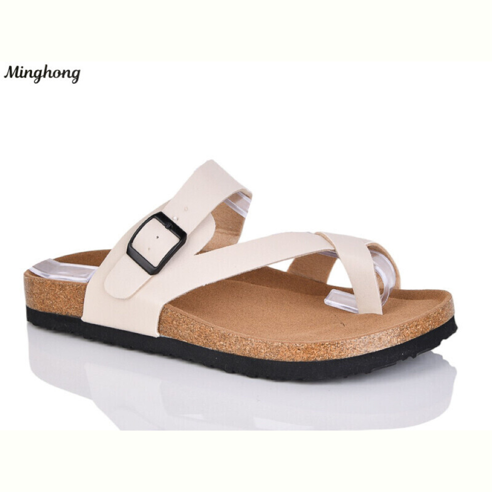 Шлепки Minghong 2503 beige Шлепки Minghong 2503 beige