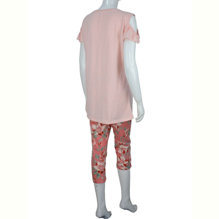 Пижама Obuvok 1602-003 pink (04062) ЗНИЖКА
