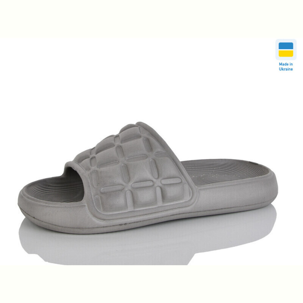 Шлепки M&L  Alex13 B116 сірий