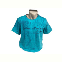 Футболка TurkishBrend 9845 бірюза