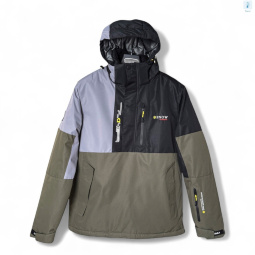 Куртка Audsa S24039-10 khaki-grey-black