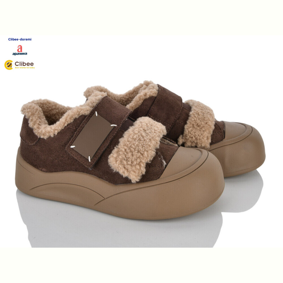 Кроссовки Clibee-Doremi ABC6535 brown єврозима