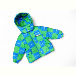 Куртка Kids-modnik 180 зелений з блакитним єврозима