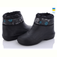 Галоши Vladimir Кредо Укр. 2032-1  черн флис