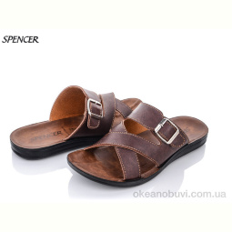 Шлепки Spencer 10461 коричневый
