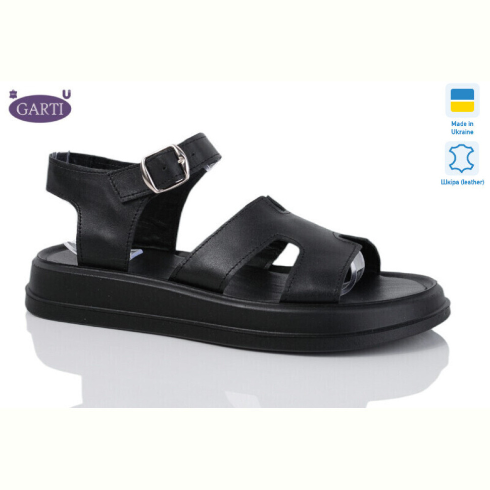 Босоножки Garti 2194 чорна шкіра