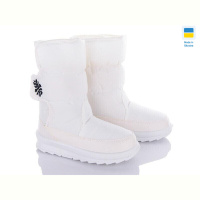 Дутики DeMur KZ211-8 сніжинка білий 2024