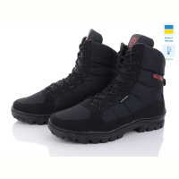 Ботинки Kindzer Kindzer BL410 чорний-червоний термо