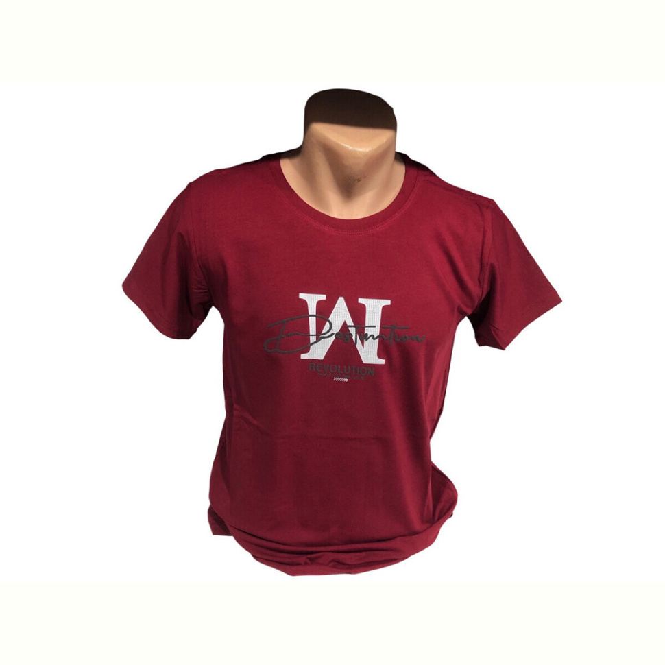 Футболка TurkishBrend C002 бордовий