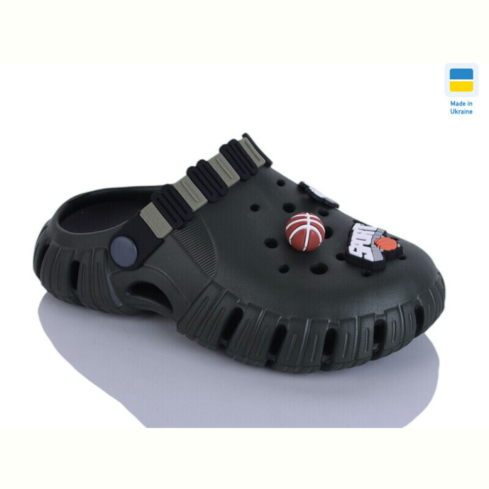 Кроксы DeMur 6012 зелений