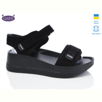 Босоножки Garti 0196 чорний замш
