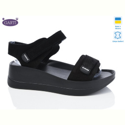 Босоножки Garti 0196 чорний замш