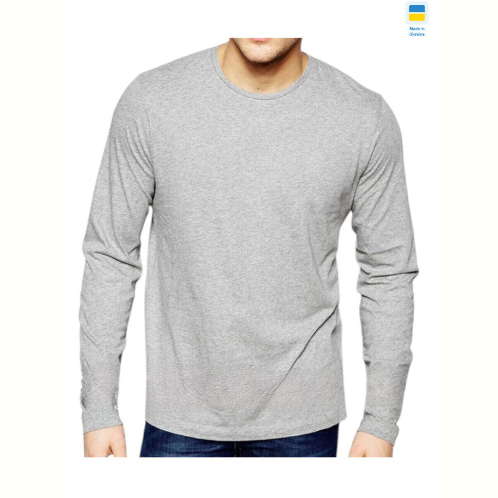 Батник Sport style 44 логслів св.сірий Батник Sport style 44 логслів св.сірий