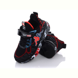 Кроссовки Violeta Q54-B5501 black-red