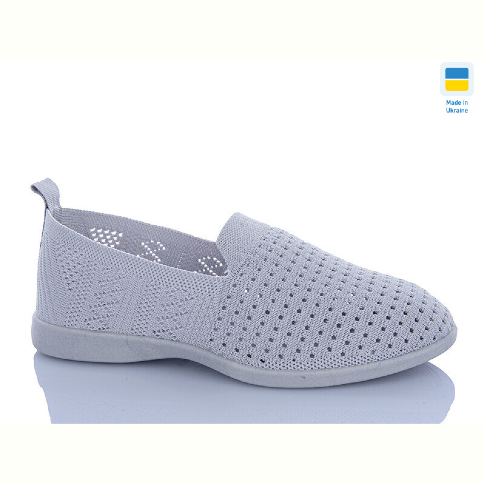 Слипоны DeMur 6727 сірий