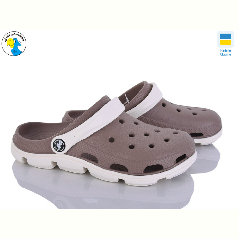 Кроксы Jose Amorales 116222 шоколад