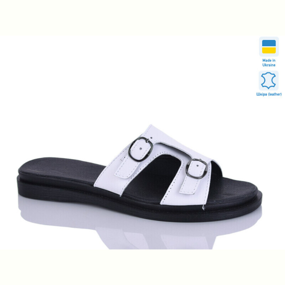 Шлепки Sali 111 білий к.