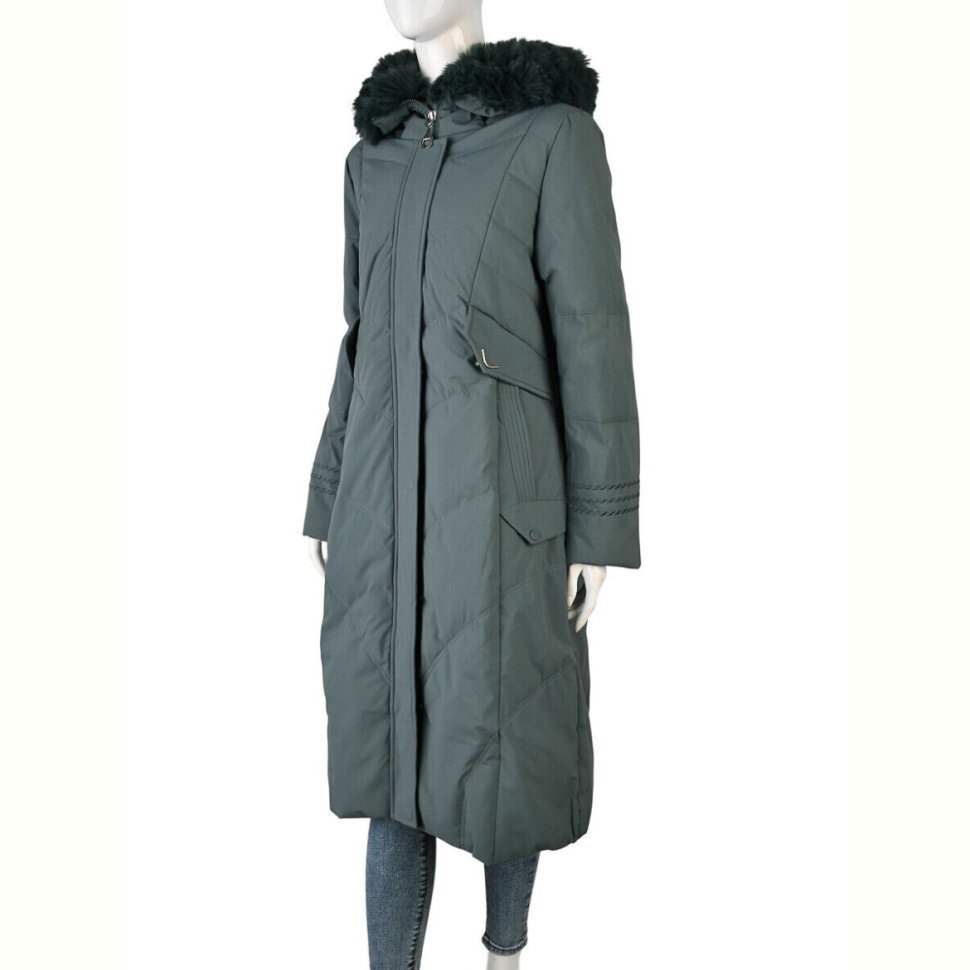 Пальто Obuvok 8803 (12048) green Пальто Obuvok 8803 (12048) green