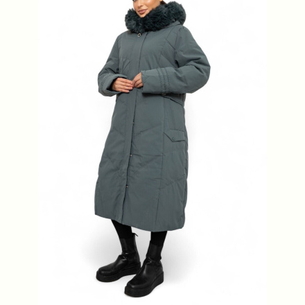 Пальто Obuvok 8803 (12048) green