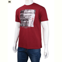 Футболка BIG 3707-109-3 bordo