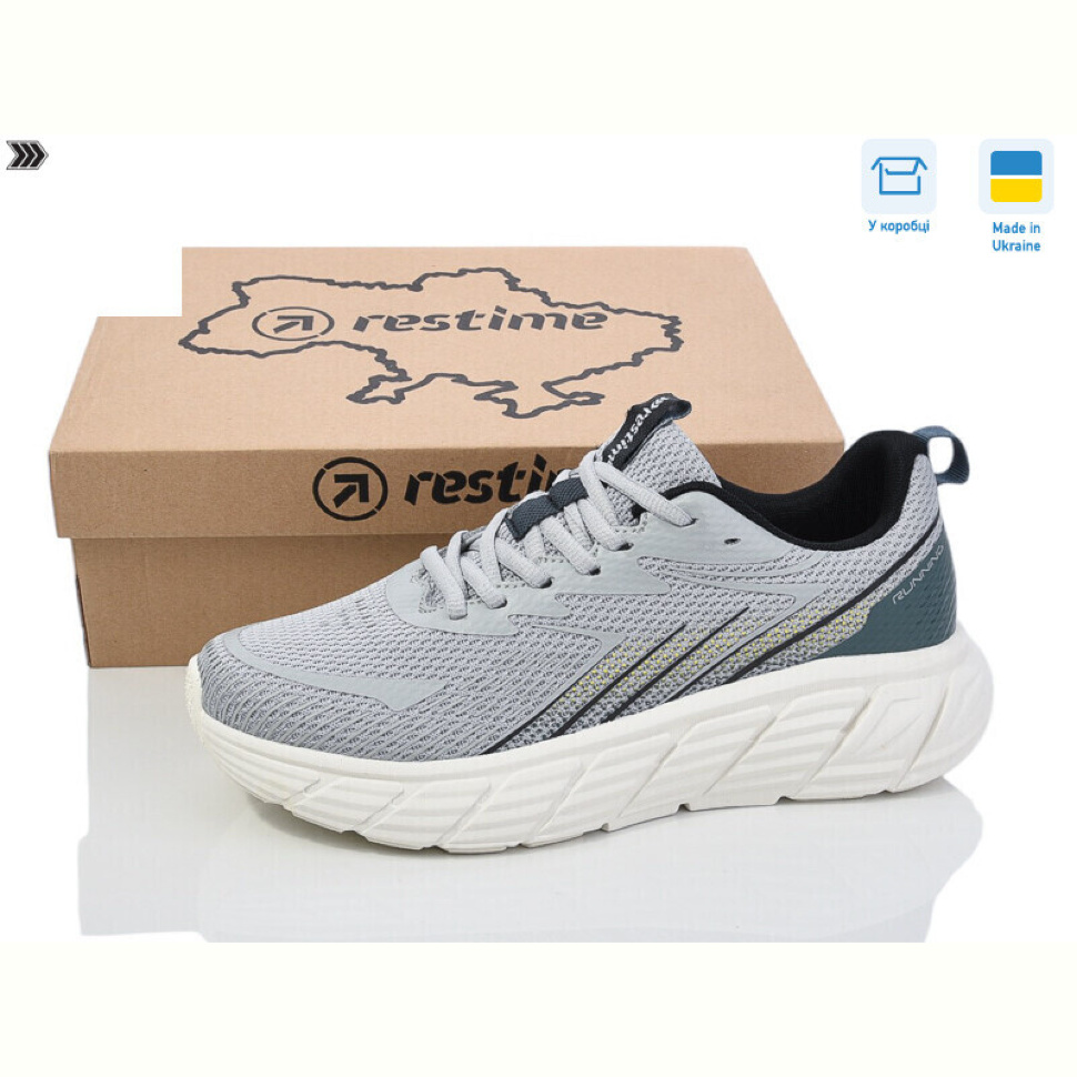 Кроссовки Restime EML25449 grey