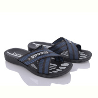 Шлепки DeMur TRK2026-2-003-1 сіний-чорний