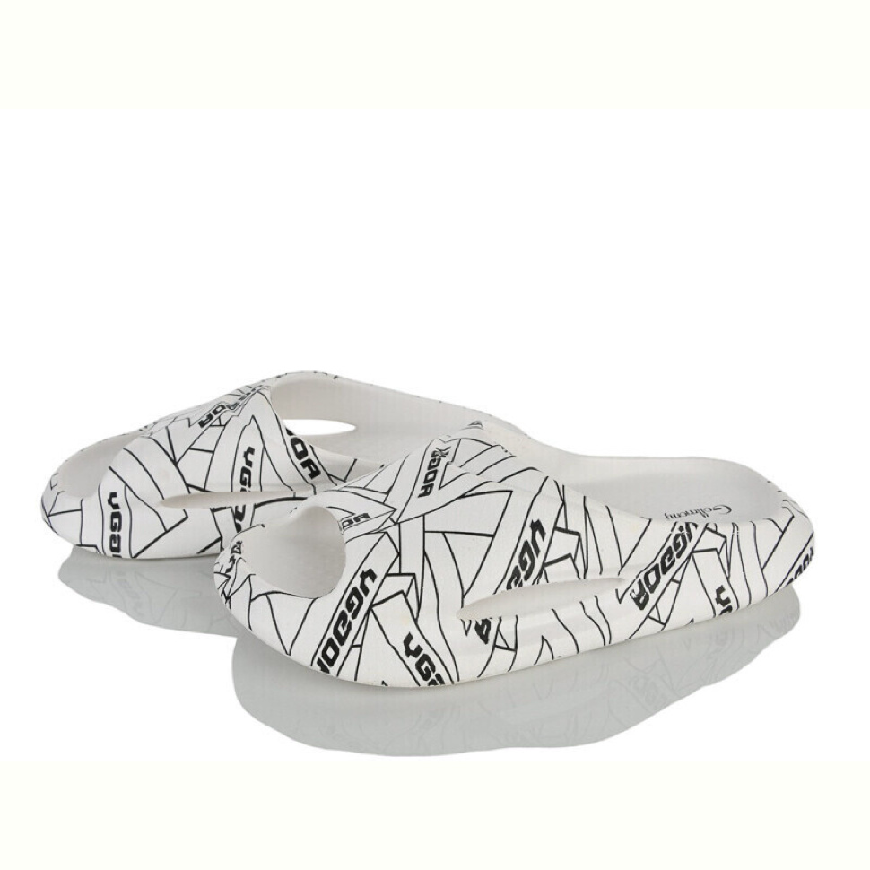 Шлепки Захар-Gold T2023-9 white піна