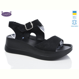 Босоножки Garti 2138 чорний замш