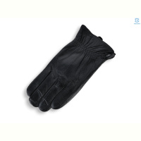 Перчатки Королева GN06-04М шкіра махра black