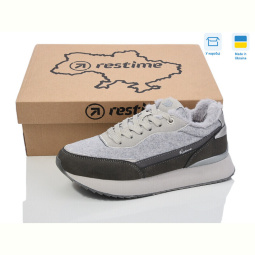Кроссовки Restime FWZ24284 grey