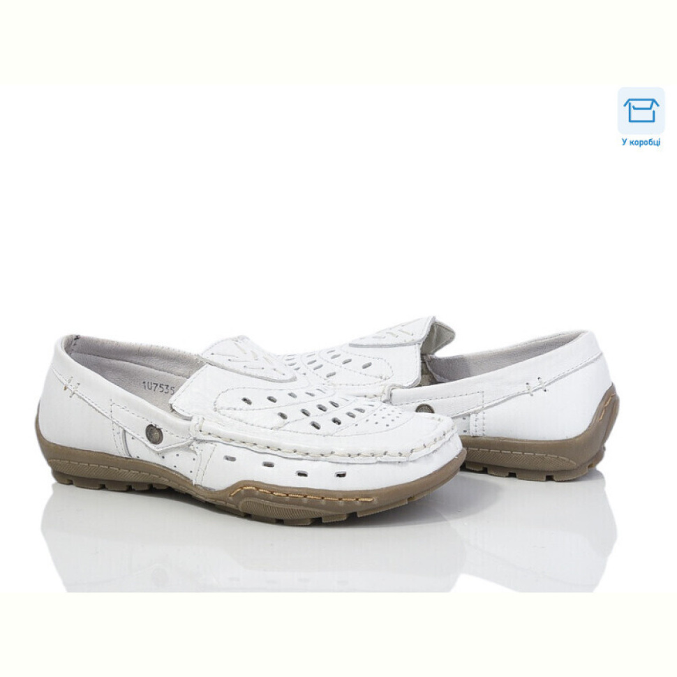 Мокасины DeMur 107535 white