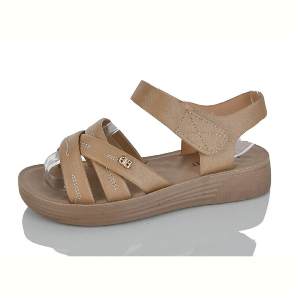 Шлепки Ok Shoes 2503 beige