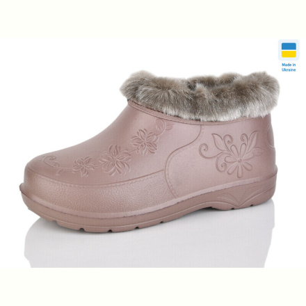 Галоши Lot Shoes Паяс квітка коричневий