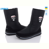 Дутики Lvovbaza Progress 3117 чорний