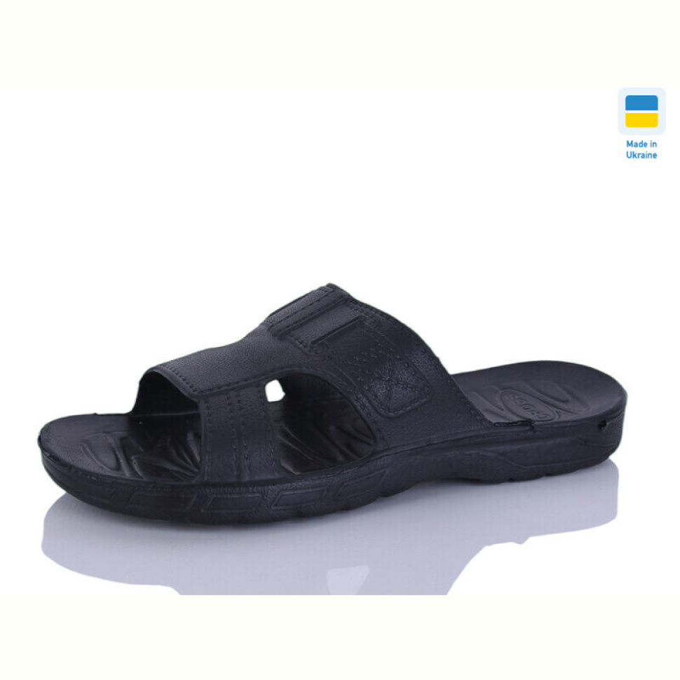 Шлепки SANLIN 2 SV003 чорний (кожа)