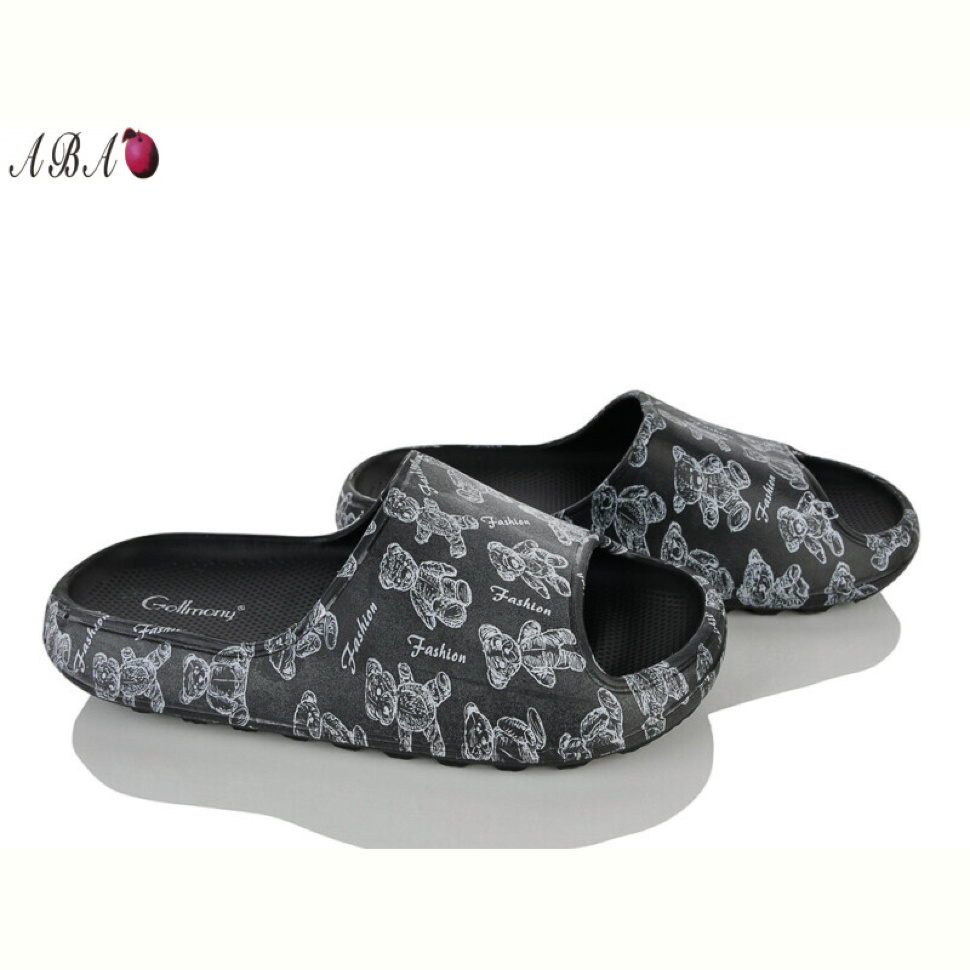 Шлепки Aba T2023-10 black