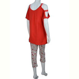Пижама Obuvok 1602-018 red (04062) ЗНИЖКА