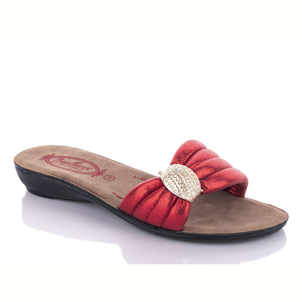 Шлепки DeMur W26-7152 red