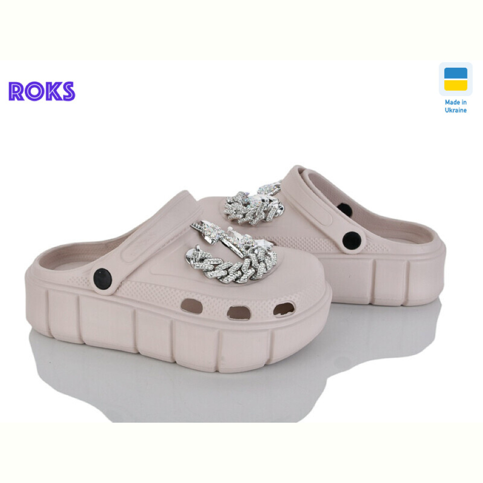 Кроксы Roks 152-914 беж