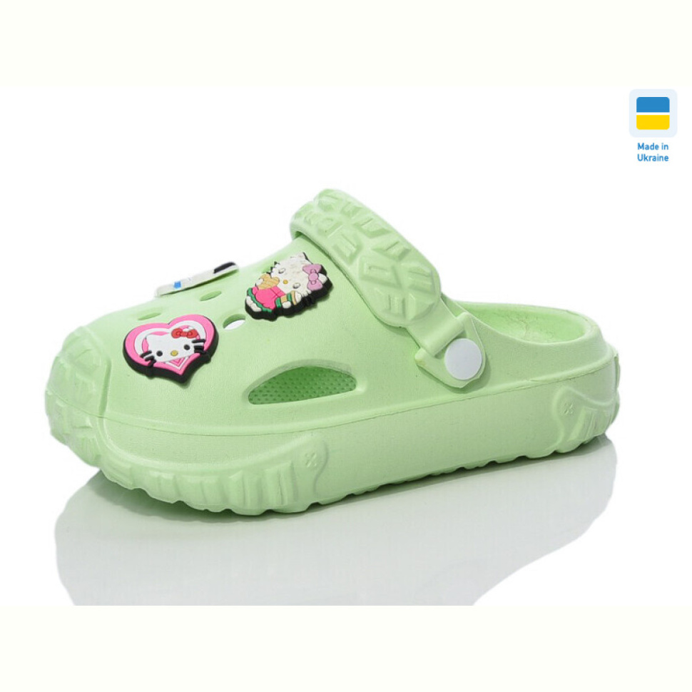 Кроксы Progress Верта Д3001 салатовий