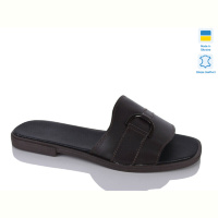 Шлепки Sali 115 шоколад к.