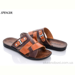 Шлепки Spencer 10575 коричневый